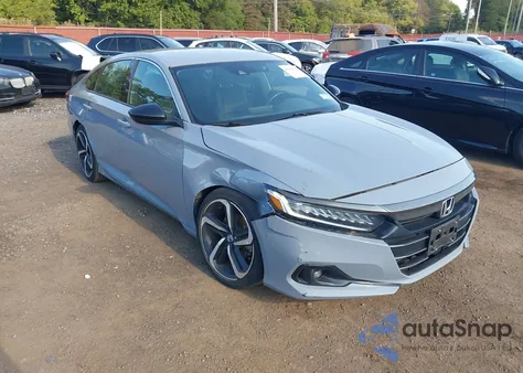 2022 Honda Accord Sport из США, поврежденный, VIN 1HGCV1F38NA083878